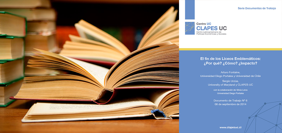 CLAPES UC presenta nuevo Documento de Trabajo sobre Educación