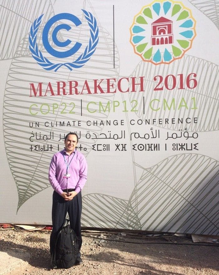 Clapes UC presente en cumbre COP 22 en Marruecos